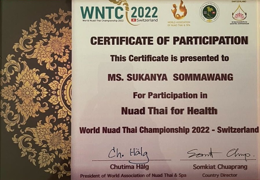 Gecertificeerd Thaise massagetherapeut Mona 10