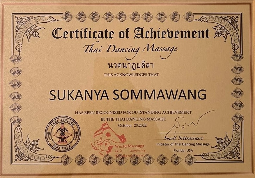 Gecertificeerd Thaise massagetherapeut Mona 1