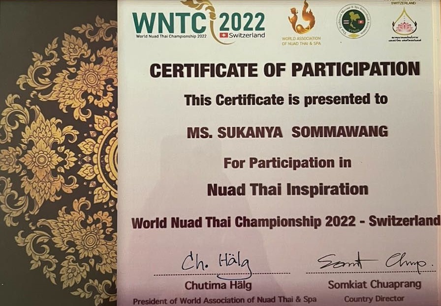 Gecertificeerd Thaise massagetherapeut Mona 9